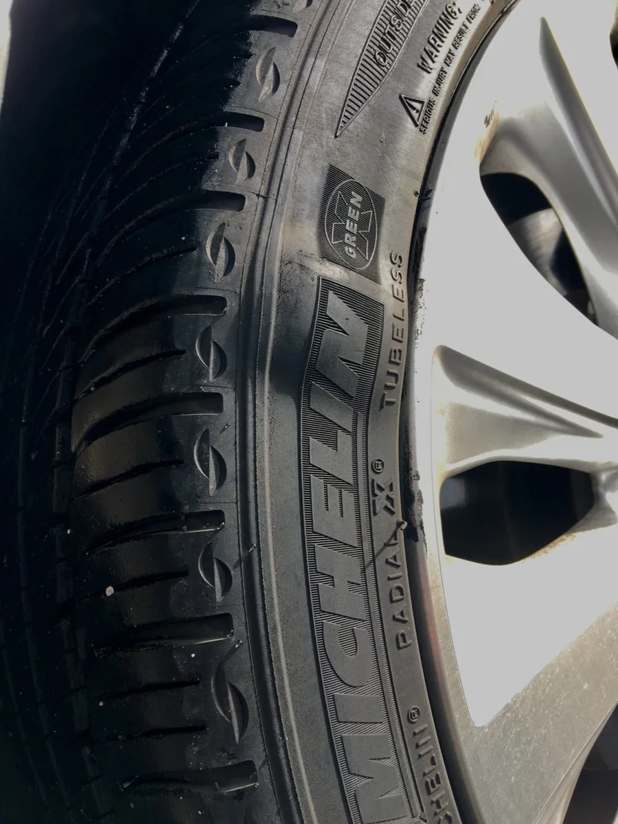 Bulge on a tire sidewall